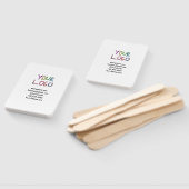 Éventail simple et minimal ajouter votre logo/design ici te (Non-assemblé)