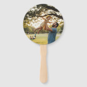 ÉVENTAIL SIMPLE MINIMAL MODERN MONOGRAM ELEGANT STYLE CHIC  (Devant)