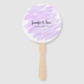 Éventail simple minimum ajouter votre nom unité de mariage (Devant)