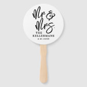 Éventail Simple Modern Photo Wedding (Devant)