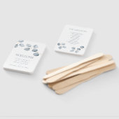 Éventail Simplicité de l'eucalyptus | Bienvenue Mariage (Non-assemblé)