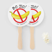 Éventail Singapour Singlish - Bo Jio - Pas d'Invitation, Pa (Devant et derrière)