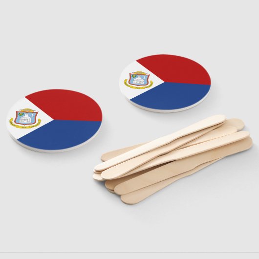 Éventail Sint Maarten Flag (Non-assemblé)