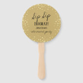 Éventail Sip Sip Hooray Félicitations Retraite (Devant)
