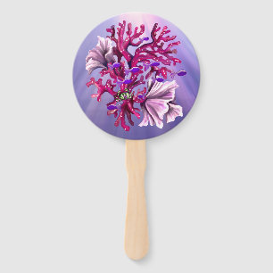 Éventail Sirène d'océan violet
