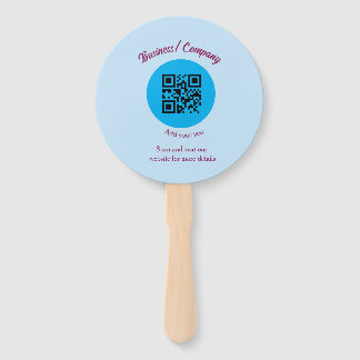 Éventail Site web simple d'entreprise code-barres QR ajoute