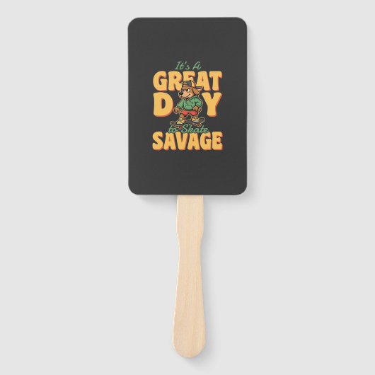 Éventail Skate Dog Great Day Savage (Devant)