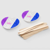 Éventail SlipperyJoe glisser le drapeau de fierté violet bl (Non-assemblé)