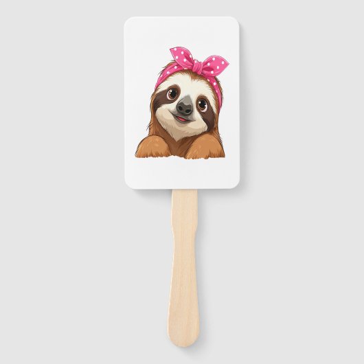 Éventail Sloth  Design Sloth (Devant)