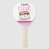 Éventail S'more gender révèle la pagaie du vote (Dos)