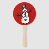 Éventail Snowman (Devant)