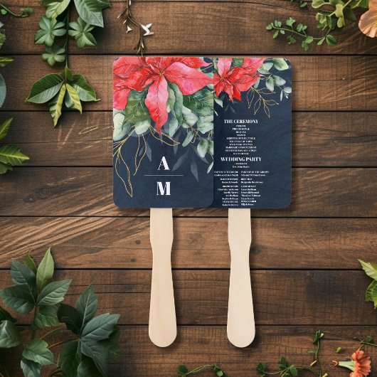 Éventail Soft Winter Berry Mariage de Noël