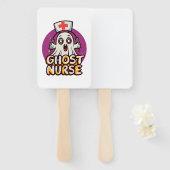 Éventail Soins canins à l'Halloween Un infirmier chien Éffr (Devant et derrière)