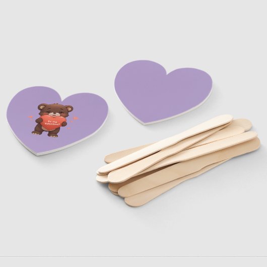 Éventail Sois ma Saint Valentin ? (Non-assemblé)