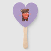 Éventail Sois ma Saint Valentin ? (Devant)