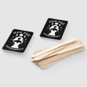 Éventail Sorcière féministe - Hex le patriarcat II (Non-assemblé)