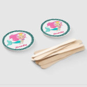 Éventail Sous la Fête de la Sirène de Mer Personnalisé (Non-assemblé)