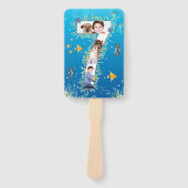 Éventail Sous la mer Gros 7ème anniversaire Photo Collage (Devant)