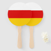 Éventail South Ossetia Flag (Devant et derrière)