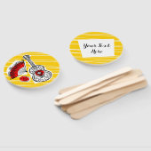 Éventail Souvenirs espagnols Ventilateur rond (Non-assemblé)