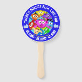 Éventail Soyez gentil avec vous -Aimez-vous sur vous-même (Dos)