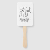 Éventail Soyez Joyeux (Dos)