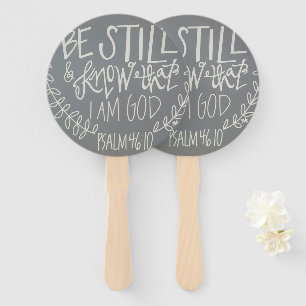 Éventail Soyez Toujours Et Sachez Que Je Suis Dieu Fan