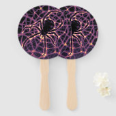 Éventail Spider Cosmic Web, Galaxie d'Halloween des horreur (Devant et derrière)