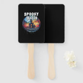 Éventail Spooky Season Halloween (Devant et derrière)