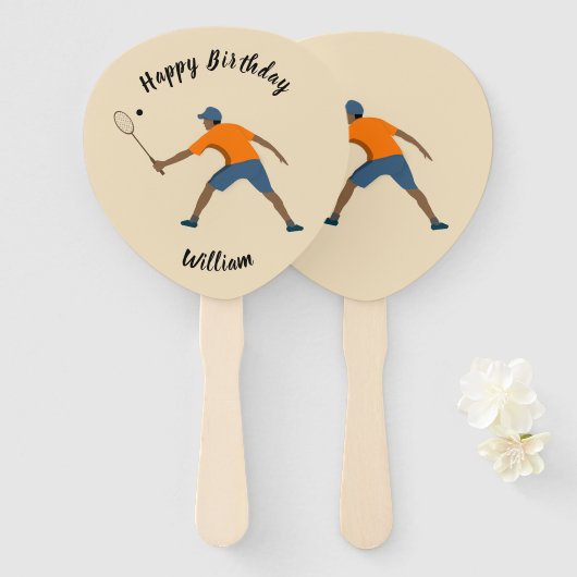 Éventail Squash (Devant et derrière)