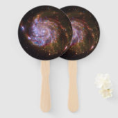 Éventail Starbirth in the Pinwheel : Galaxy M101 (Devant et derrière)