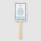 Éventail Starfish Whitewashed Wood Beach Wedding Collection (Dos)
