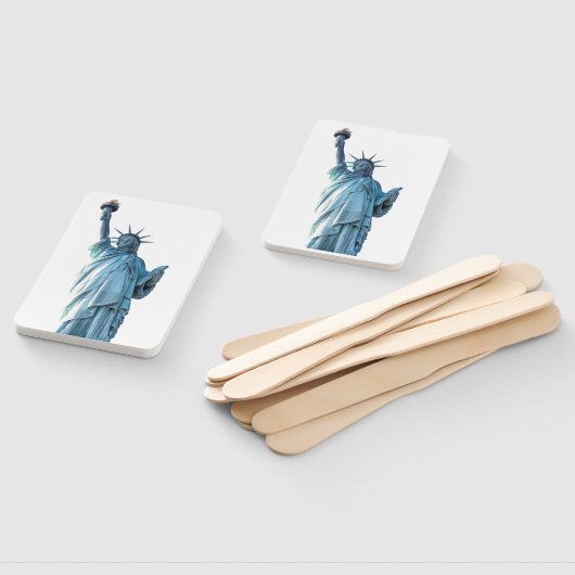 Éventail Statue de la liberté (Non-assemblé)