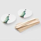 Éventail Statue de la liberté (Non-assemblé)