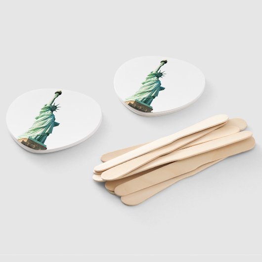 Éventail Statue de la liberté (Non-assemblé)