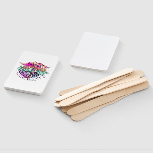 Éventail Sticker pour la vie infirmière 1 (Non-assemblé)