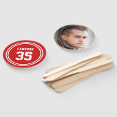 Éventail Stripes modifiables et couleur Arrière - plan phot (Non-assemblé)