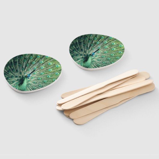 Éventail Strut Peacock (Non-assemblé)