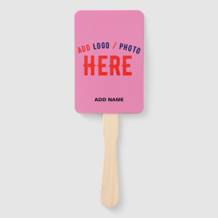 ÉVENTAIL STYLISH MODERNE PERSONNALISABLE ROSE VÉRIFIÉ MARQU