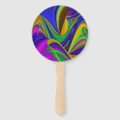 Éventail Summerrainbow, Rainbowart 3D Abstrait (Devant)