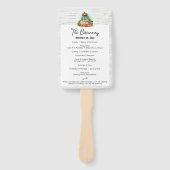 Éventail Sunflower Citrouille Rustic Mariage de automne Pro (Devant)