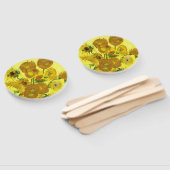 Éventail Sunflowers Vincent van Gogh (Non-assemblé)