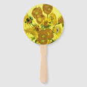 Éventail Sunflowers Vincent van Gogh (Devant)