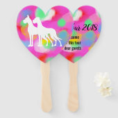 Éventail Super Dane Couple (Devant et derrière)