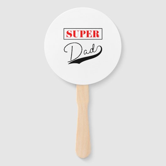 Éventail Super papa (Devant)