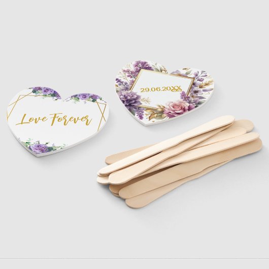 Éventail Superbe Vignoble de Lavande Photo (Non-assemblé)