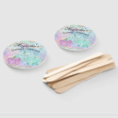 Éventail Sweet 16 Citrouille de fête Pastel Parties scintil (Non-assemblé)