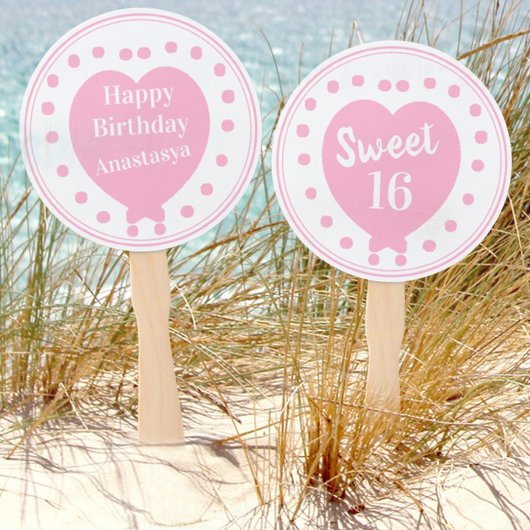 Éventail Sweet 16 Joyeux anniversaire