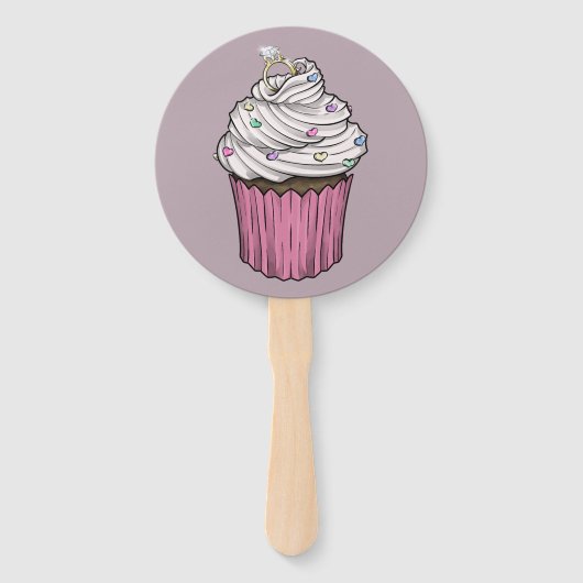 Éventail Sweet Proposition Cupcake (Dos)