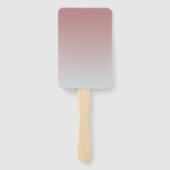 Éventail Sweet sixteen or rose rose pâle (Dos)